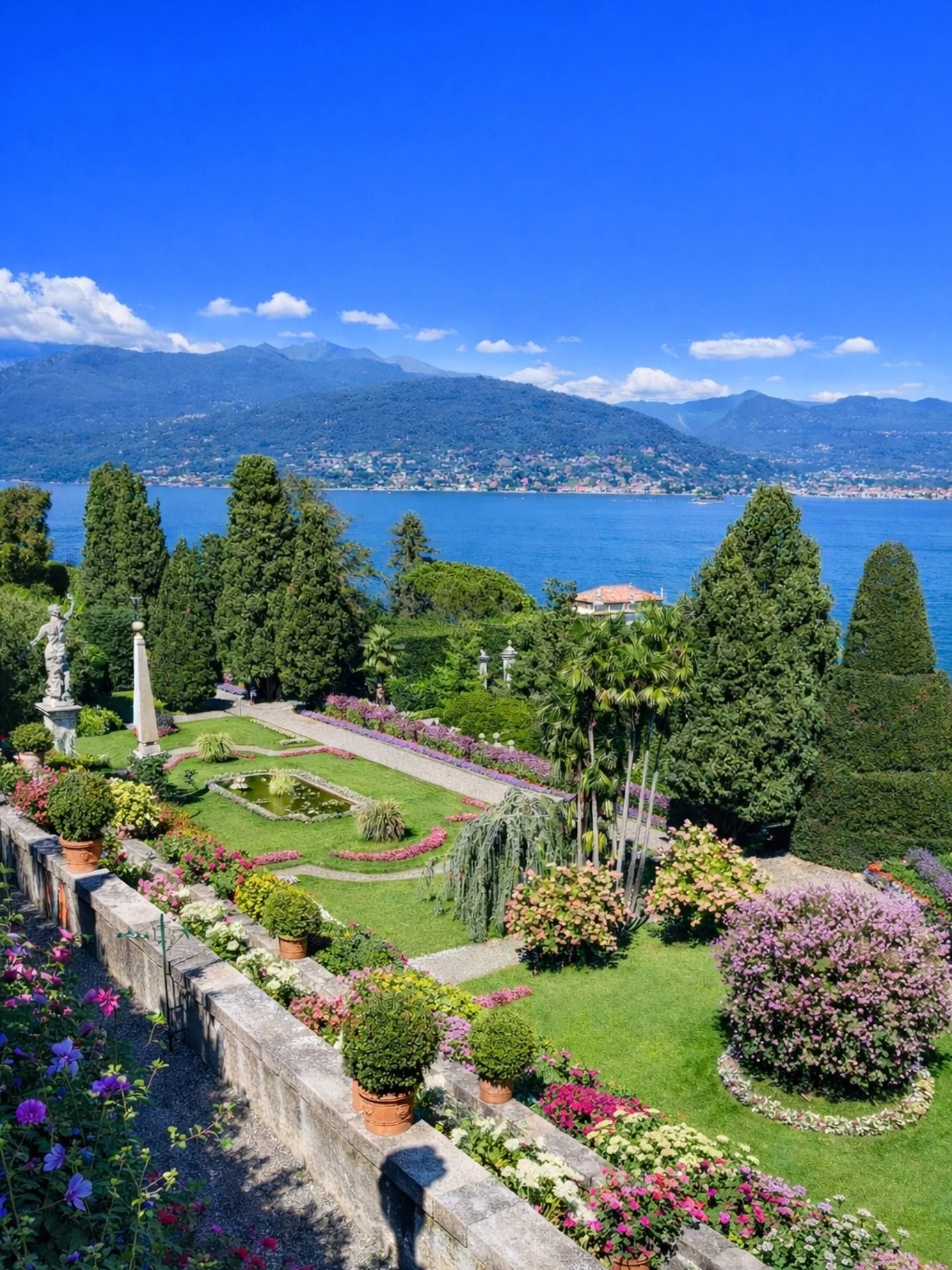 Terraced baroque gardens of Isola Bella, Lake Maggiore